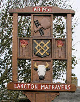 The Langton Matravers village sign